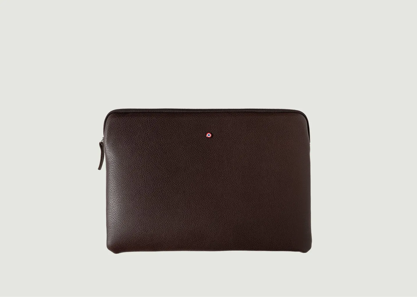 Pochette d'ordinateur Gabriel cuir grainé Larmorie
