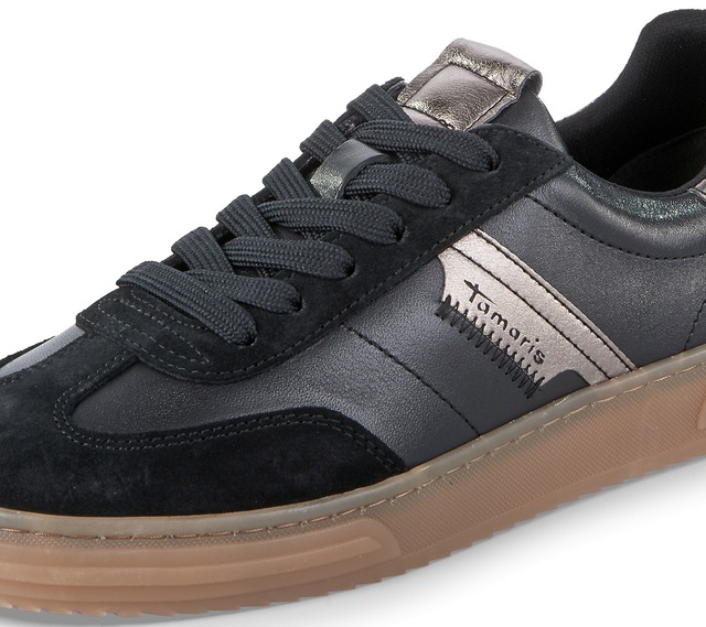 Tamaris Plateausneaker  , Schnürschuh, Halbschuh, Freizeitschuh mit gepolstertem Schaftrand