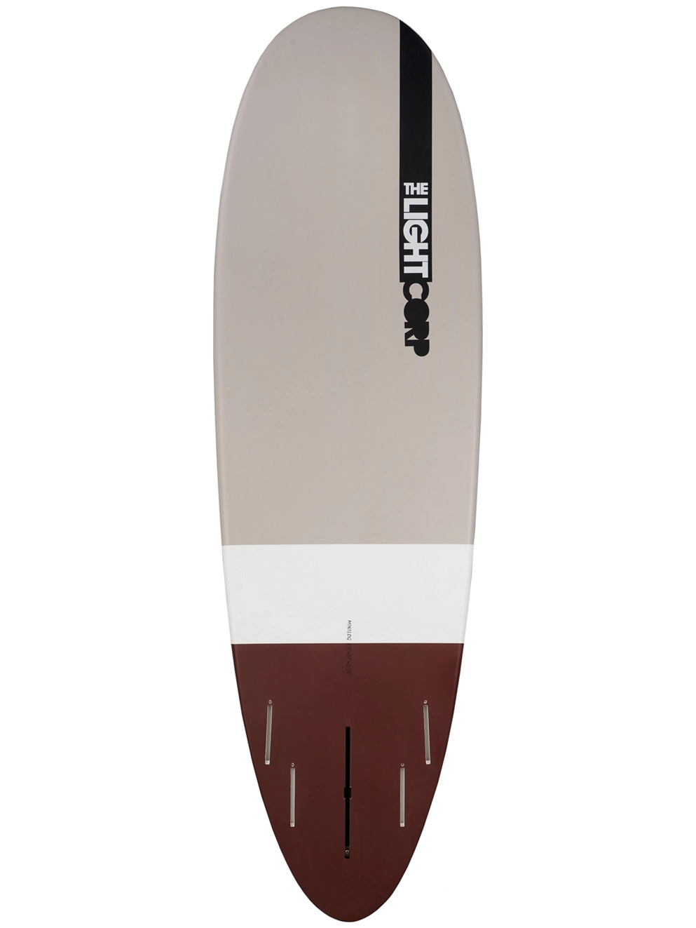 Light Minilog Epoxy Us+Future 6'4 brown/white/grey