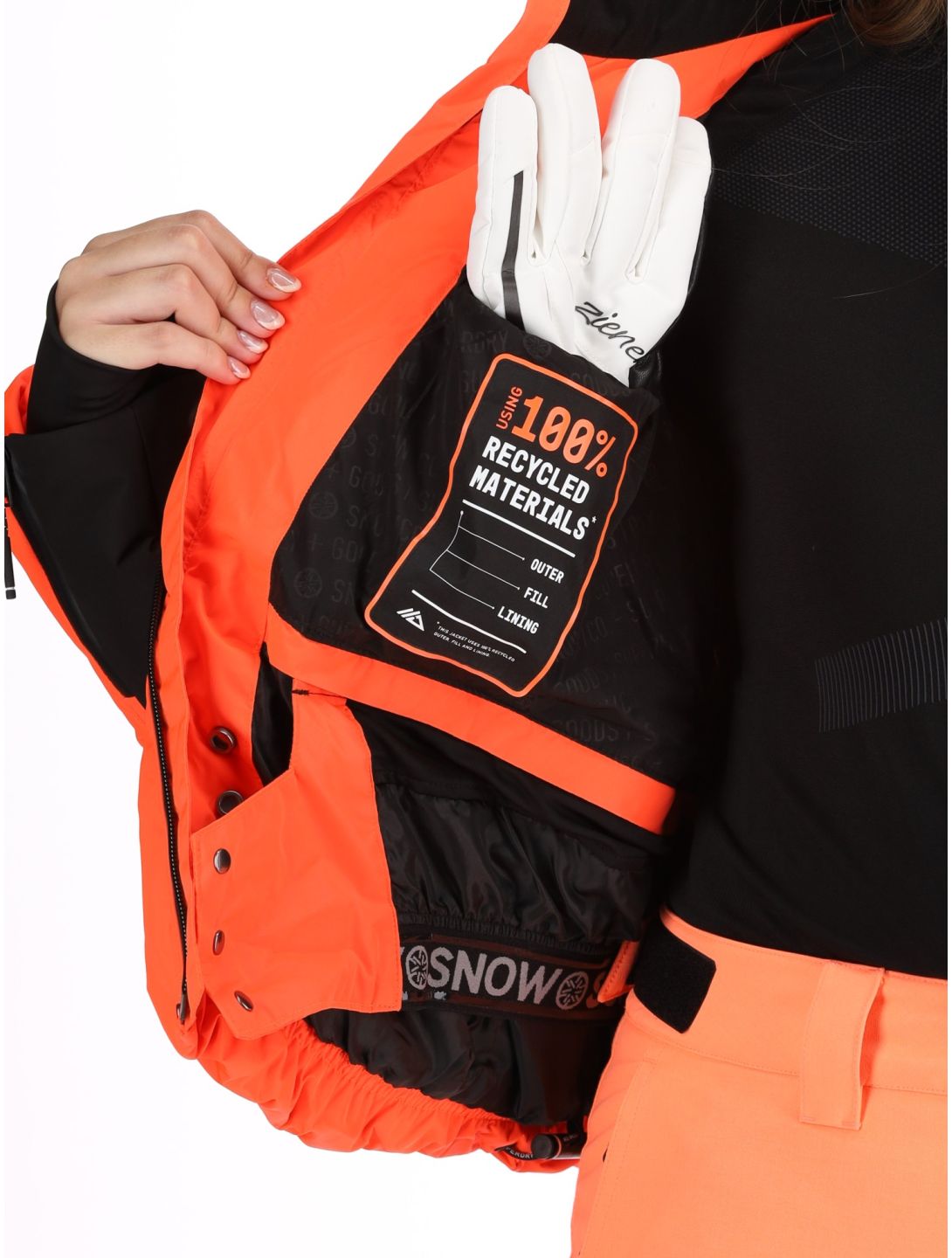 Ski Slalom Puffer ski-jas dames