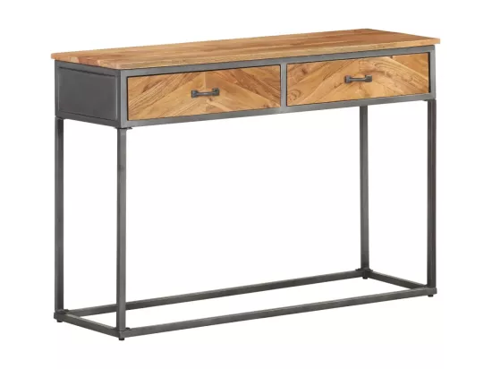 Table console 110x35x75 cm Bois d'acacia massif