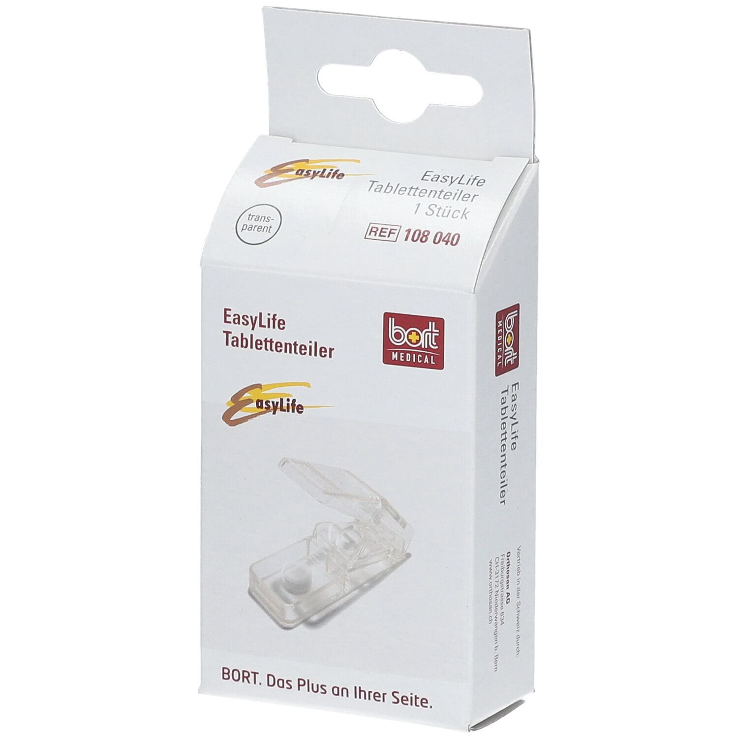 BORT EasyLife® Tablettenteiler transparent