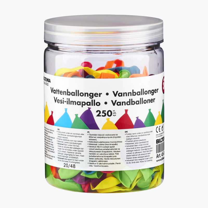 Vannballonger, 250 stk.