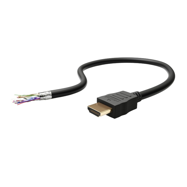 (2m) Ultra Highspeed 3D / 8K FullHD HDMI 2.1 Kabel mit Ethernet Audio/Video Verbindungskabel (41084) - Schwarz
