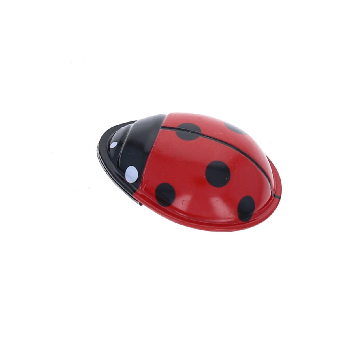 Coccinelle clic clac en métal vintage Mercredi et Patati