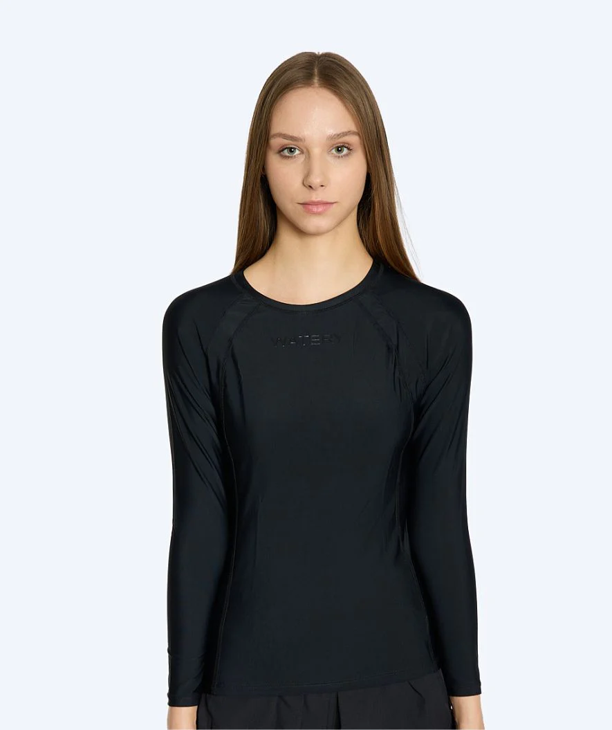Watery UV-trøje til kvinder - Remington Langærmet Rashguard - Sort