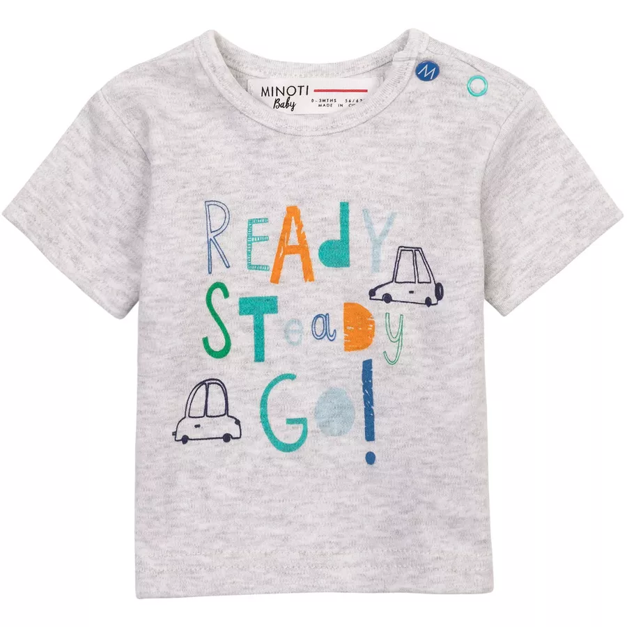 MINOTI 3er-Pack T-Shirts GrauGrünBlau