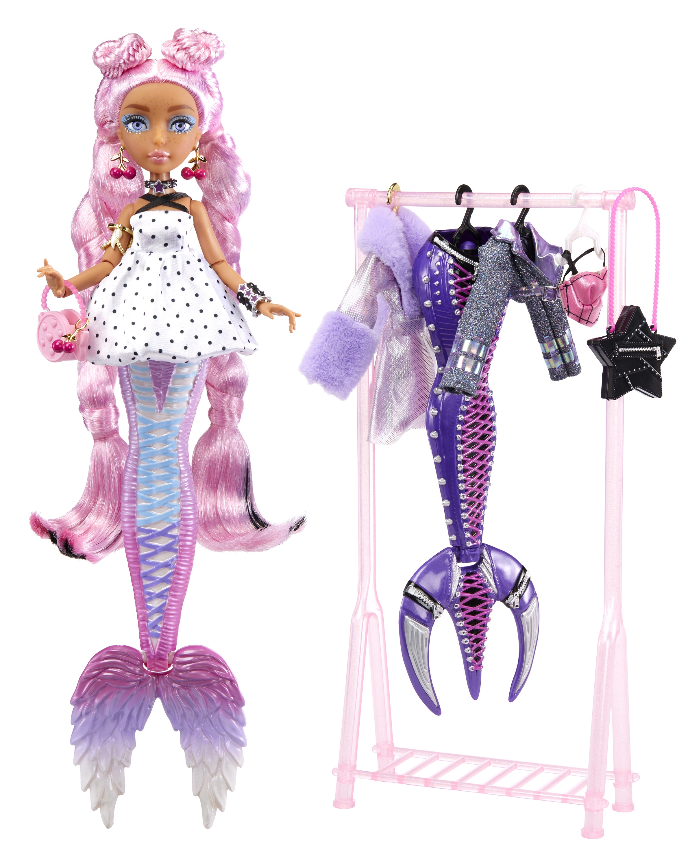 Puppe MERMAIDZ FIN (34 cm) mit Farbwechsel