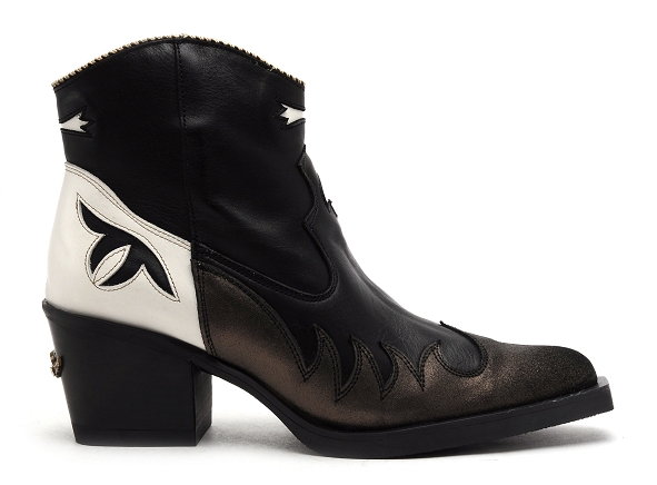Nemonic boots bottine talons femme 2353 noir