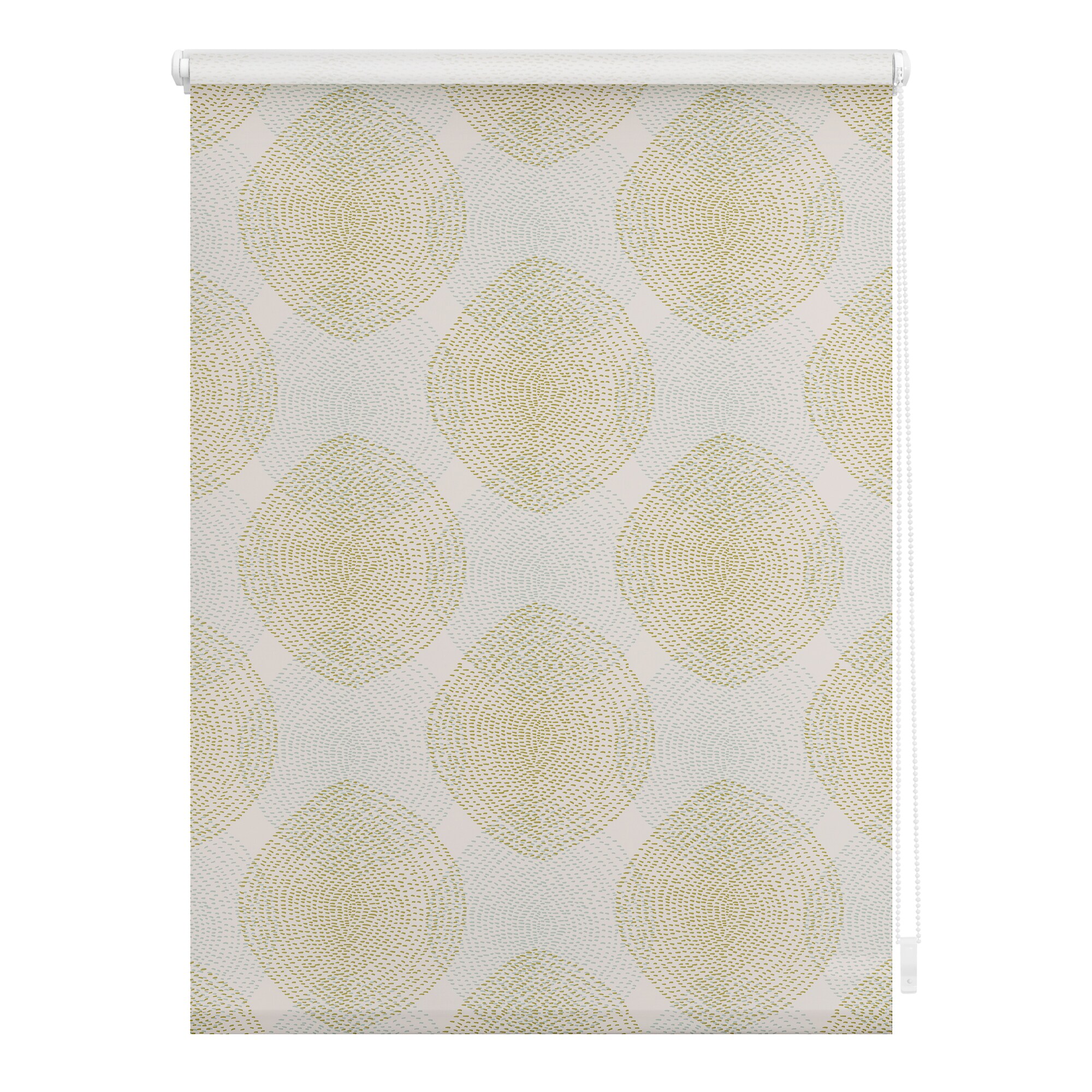 Lichtblick Rollo Klemmfix, ohne Bohren, Verdunkelung, Stripy Boho Drop India - Beige