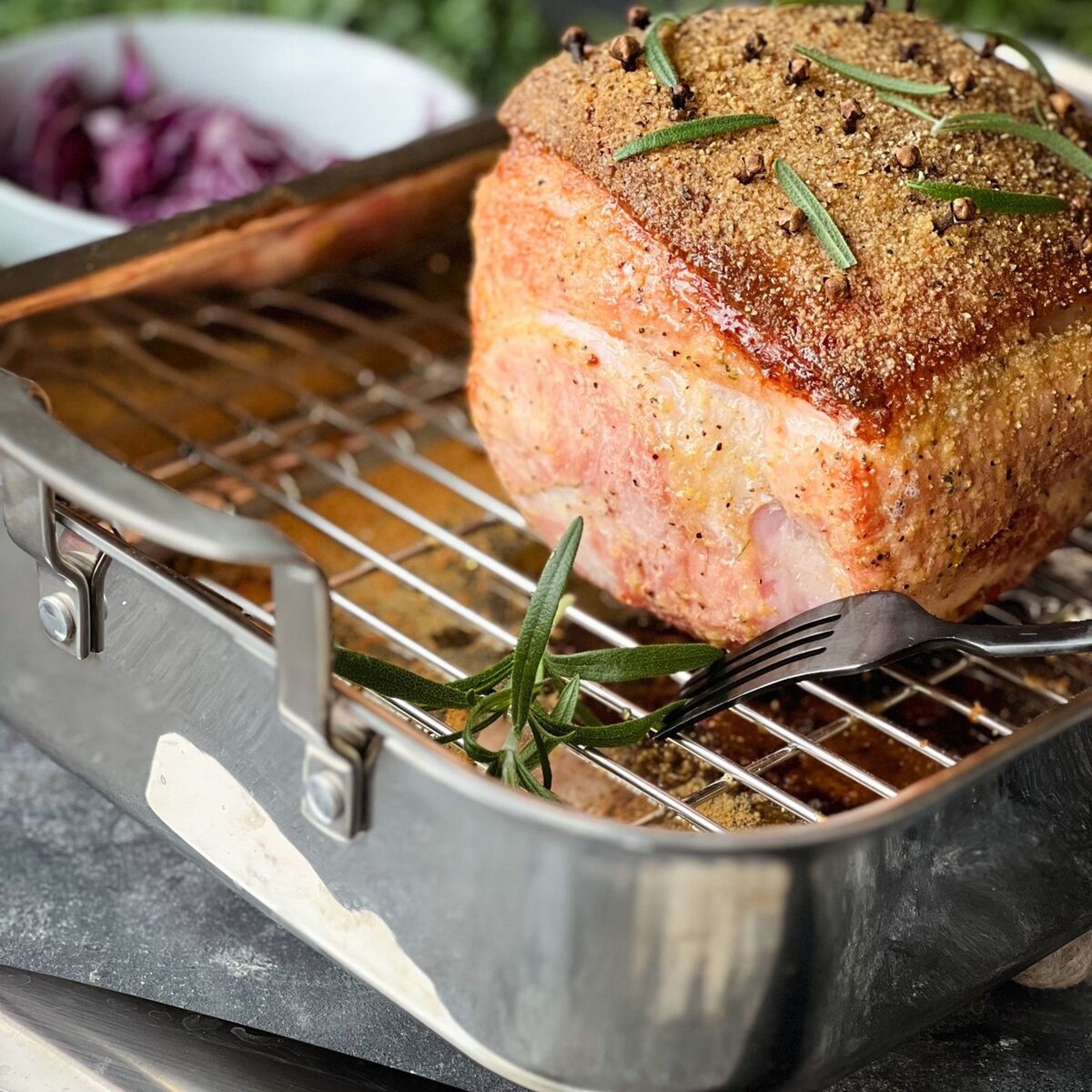 Roaster langpanne med rist 35,5x26 cm