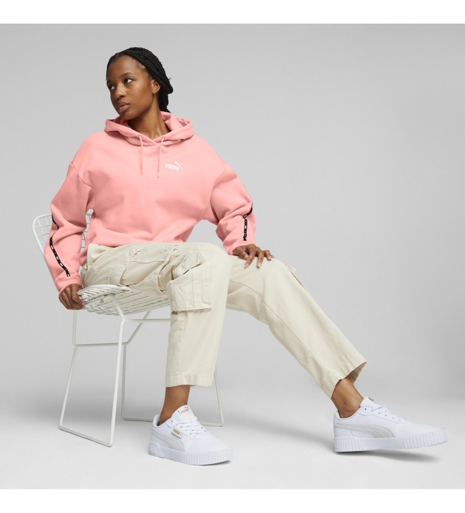 Puma Sudadera Essential Tape rosa
