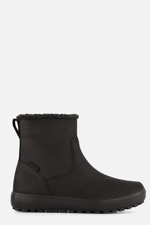 Ecco Soft 7 Tred W Enkellaarsjes zwart Nubuck