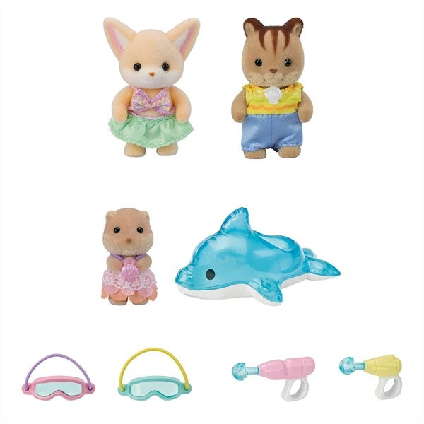 Køb Sylvanian Families® Børnehavevenner - Badebassin Trio