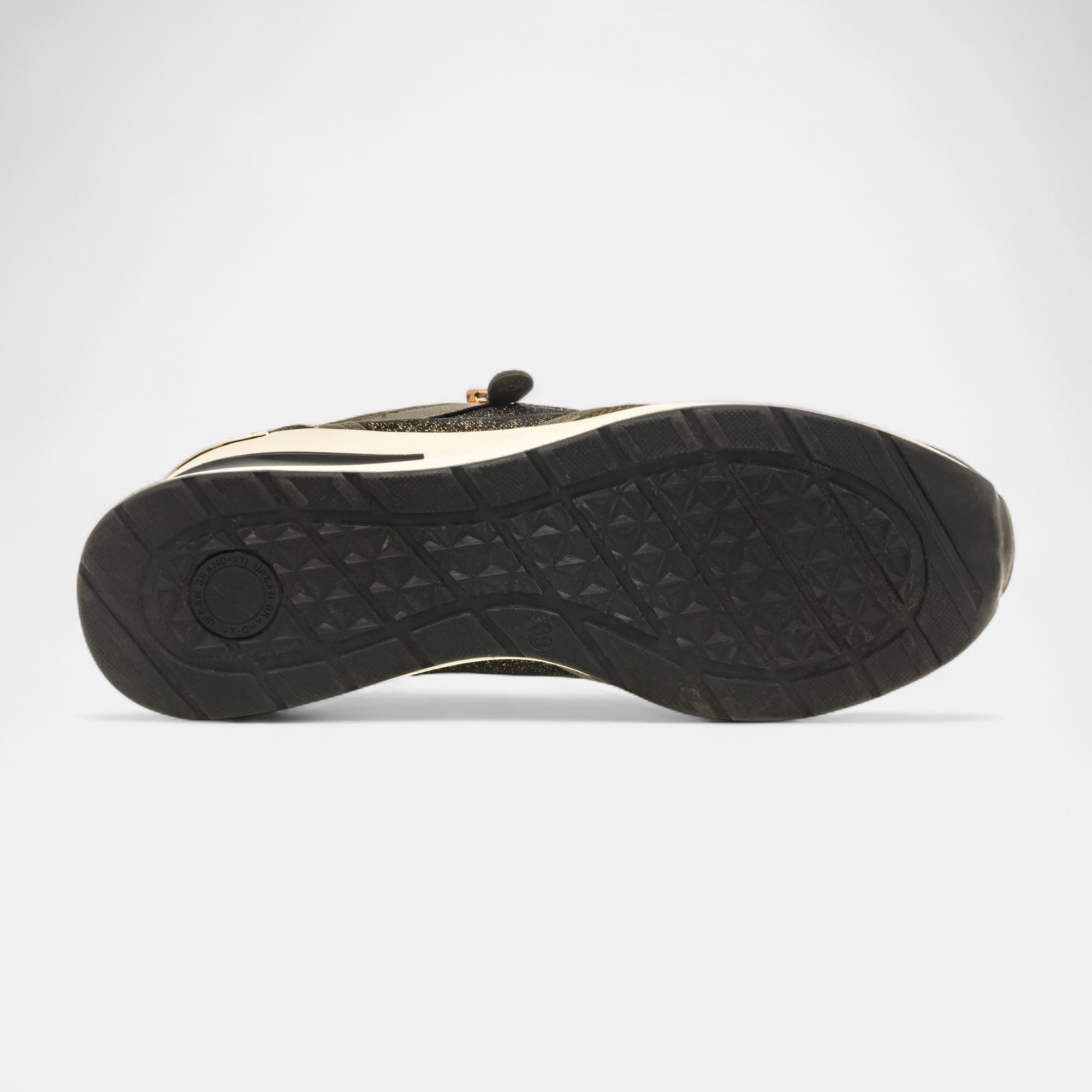 Baskets basses à talon compensé Femme kaki