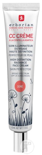 Erborian CC Crème Soin Correcteur Teinté Bonne Mine & Éclat Doré 40ml