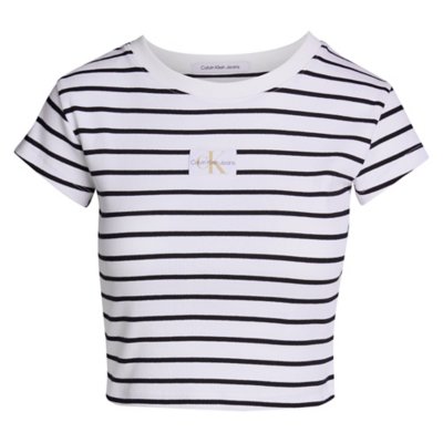 Tee-shirt à manches courtes femme Woven Label CALVIN KLEIN