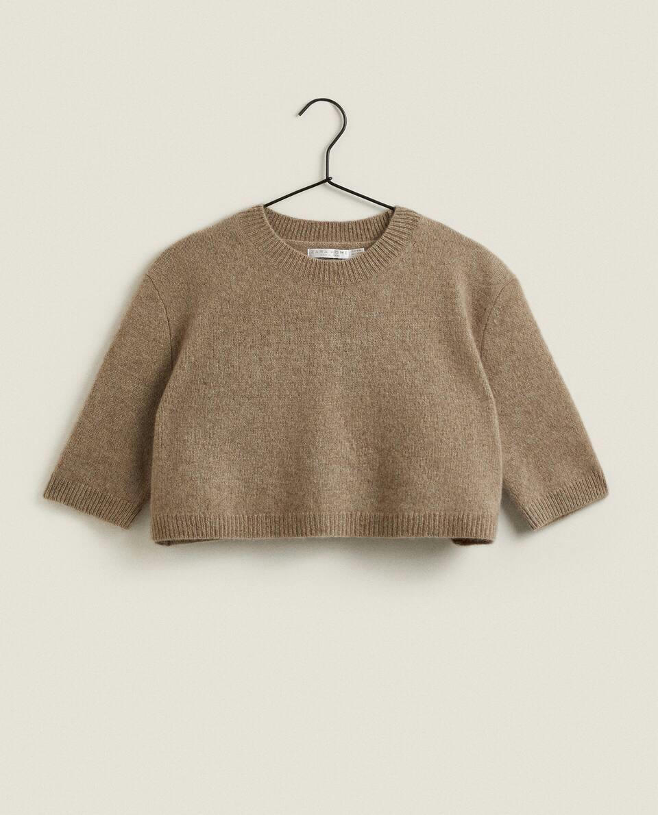 SUÉTER CURTO DE CASHMERE