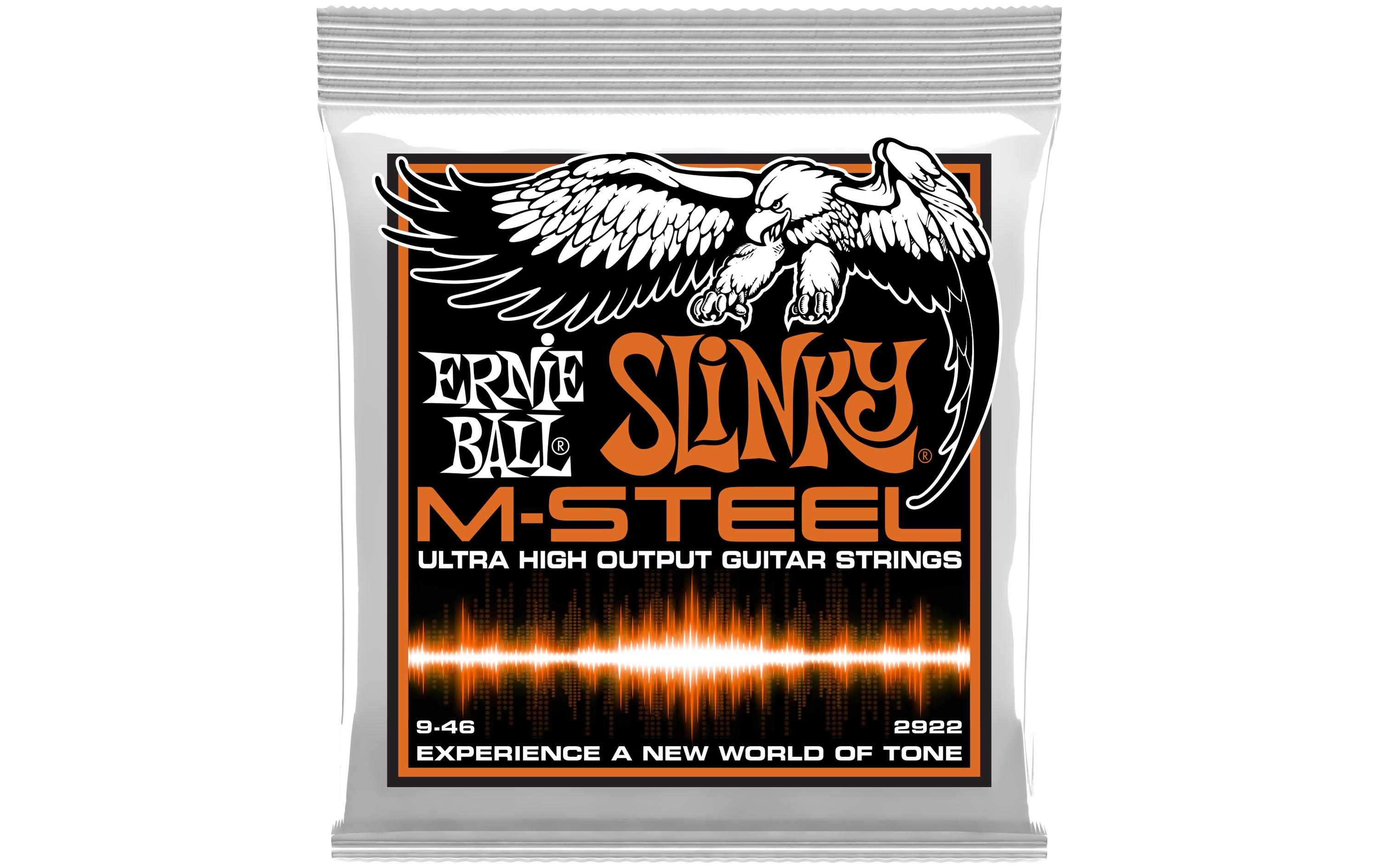 Gitarrensaiten 2922 Slinky M-Steel – Hybrid 09-46Praktischer Saitensatz für Ihre E-Gitarre