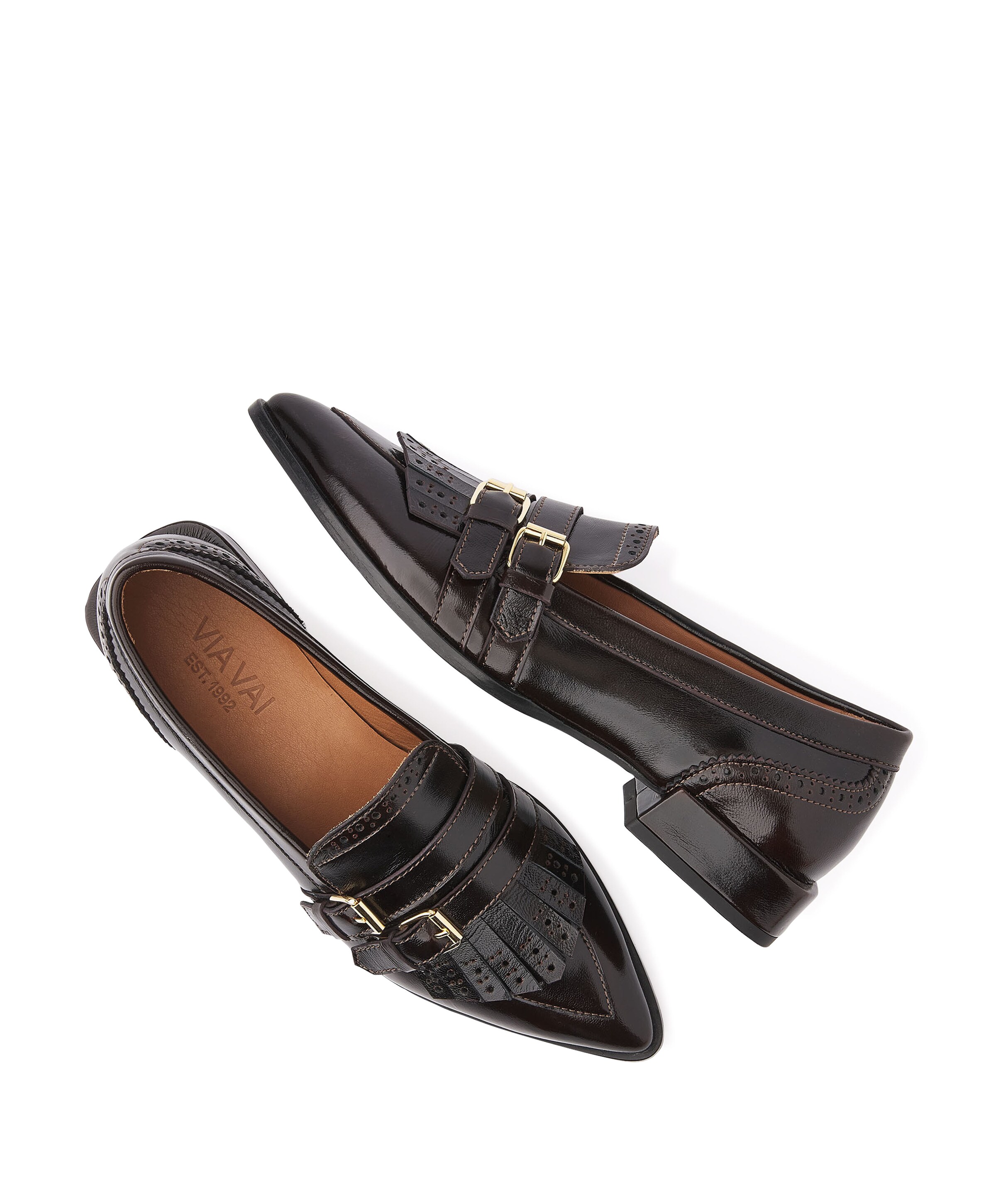 VIA VAI Jazz Lucy dames loafers bruin