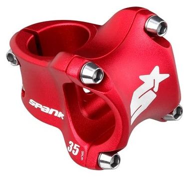 Potence Spank Spike Race 2 0° 31.8 mm Rouge