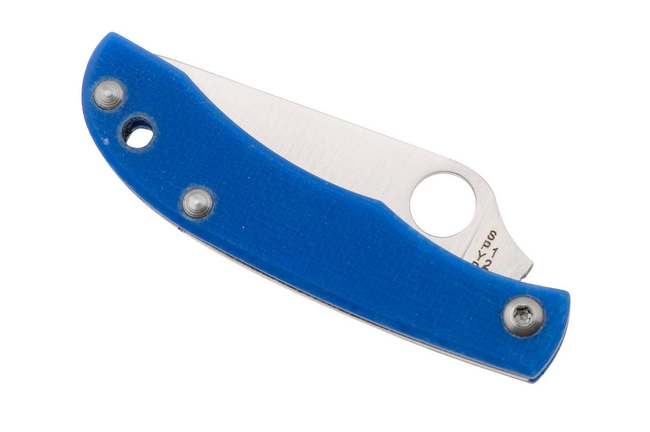 Spyderco Honeybee Blue G10 C137GBLP sleutelhangerzakmes