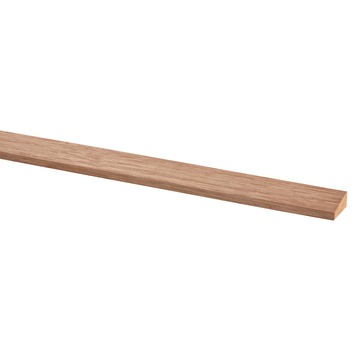 Glaslat hardhout 10x19 mm 270 cm