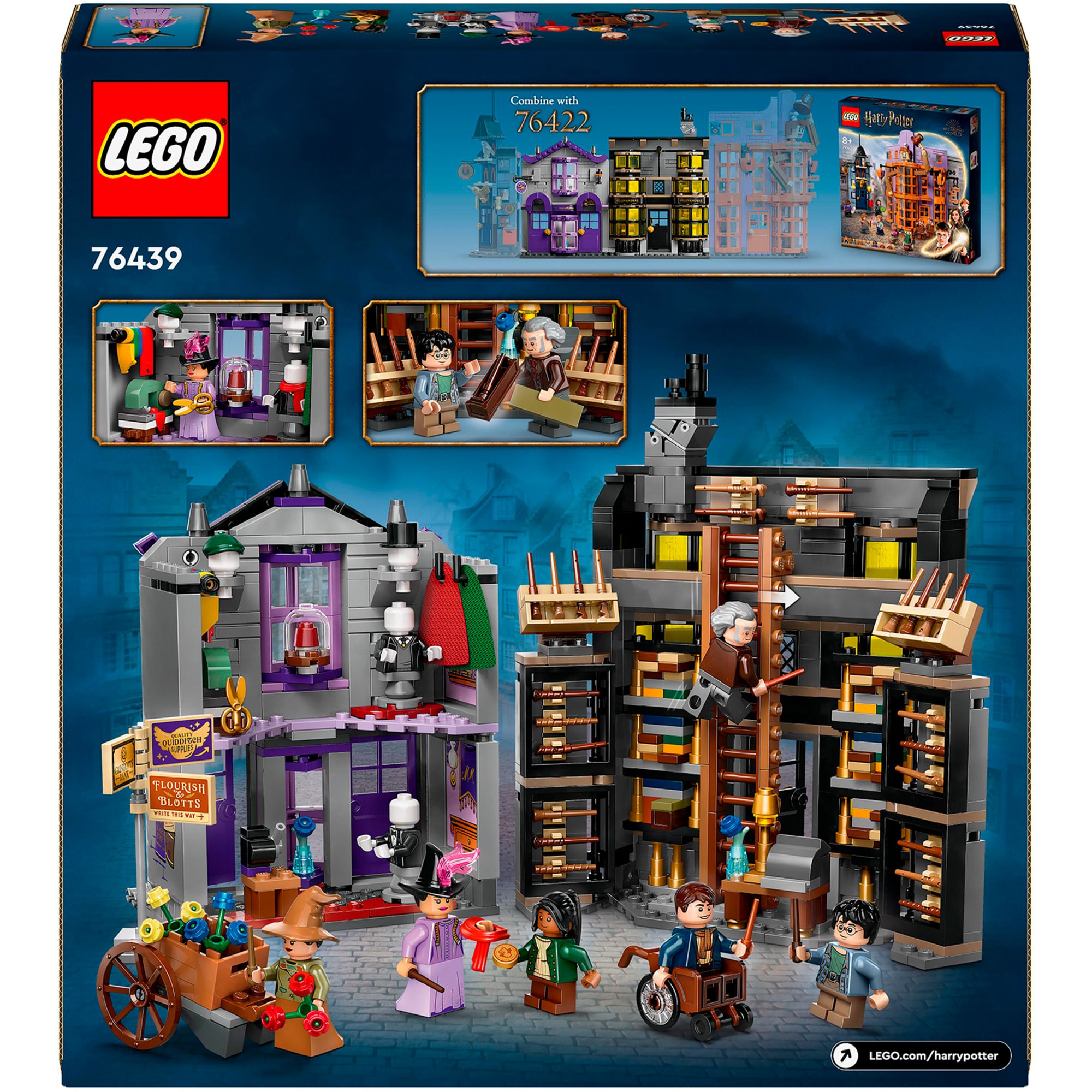 LEGO Konstruktionsspielzeug Harry Potter Ollivanders & Madam Malkins Anzüge