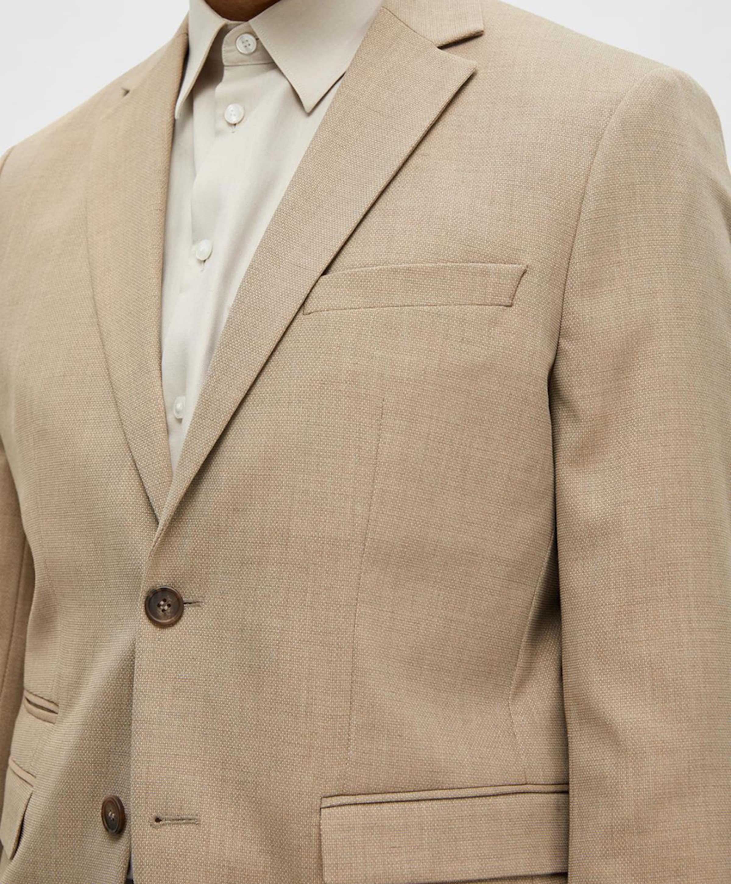 Selected Heren colbert beige