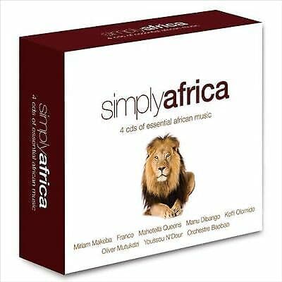 Various Artists : Simply Africa CD Box Set 4 discs (2011) Pre-Owned