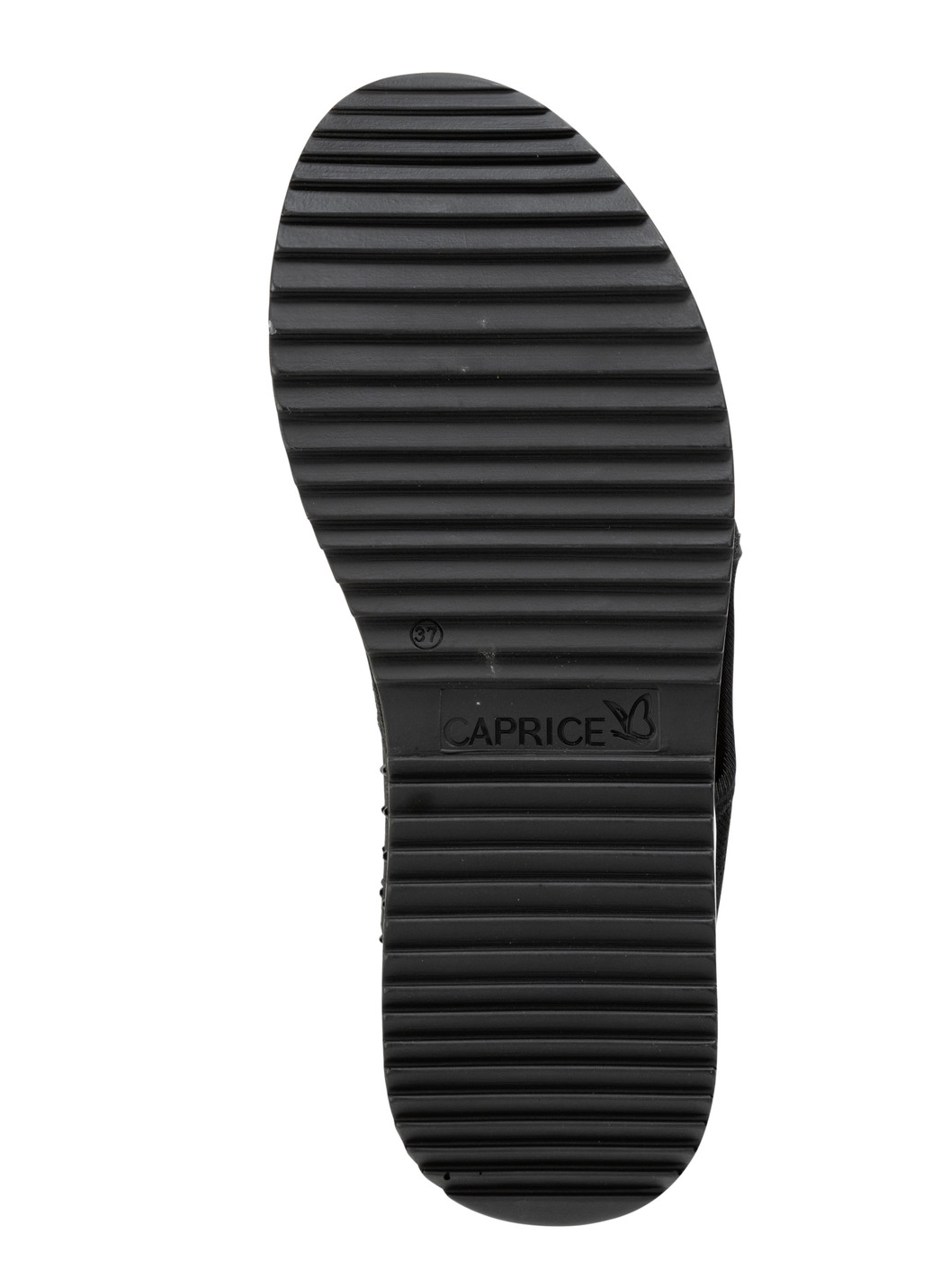 Caprice Sandale mit schwarzen Glitzersteinchen