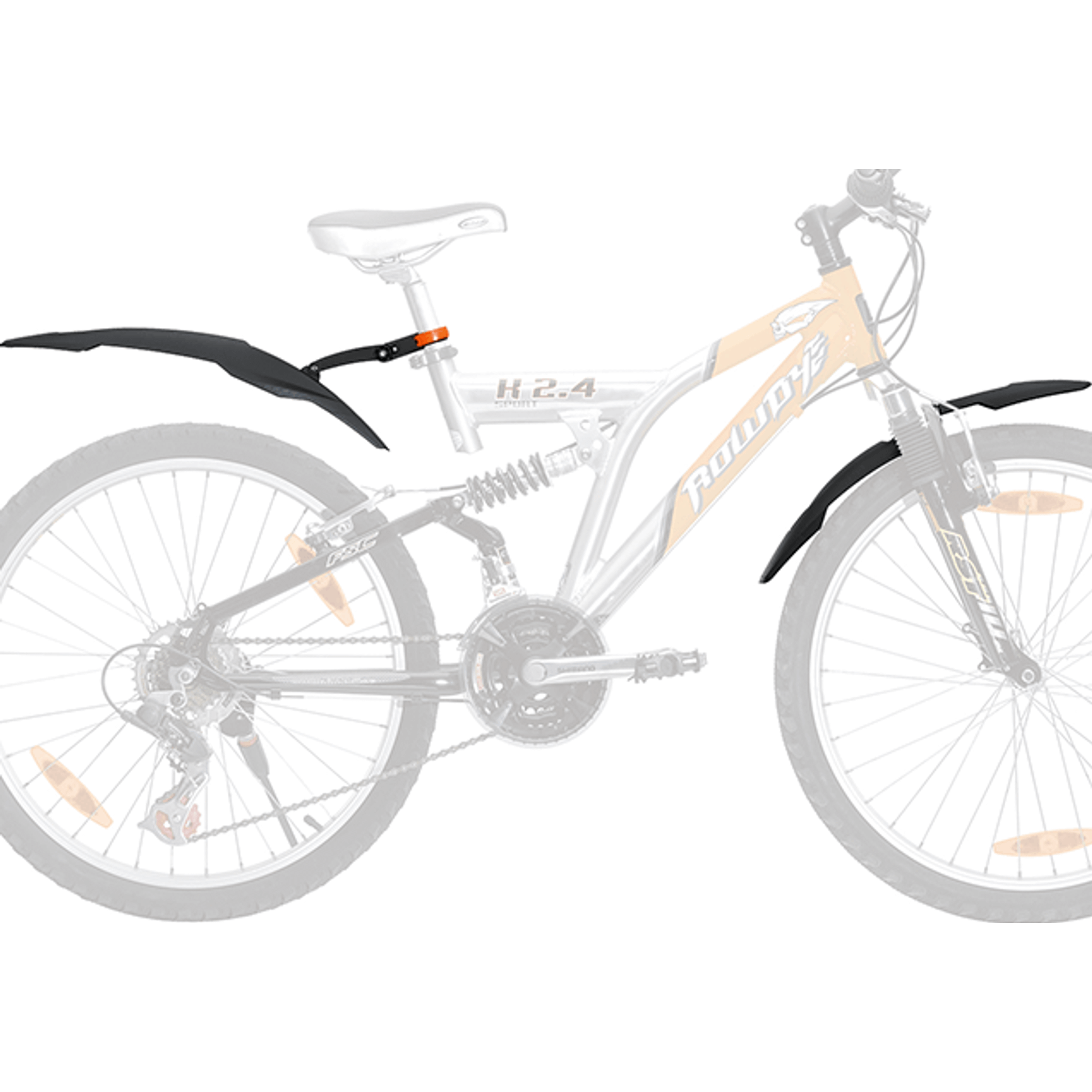 SKS Rowdy Spatbordenset 20"-24" MTB
