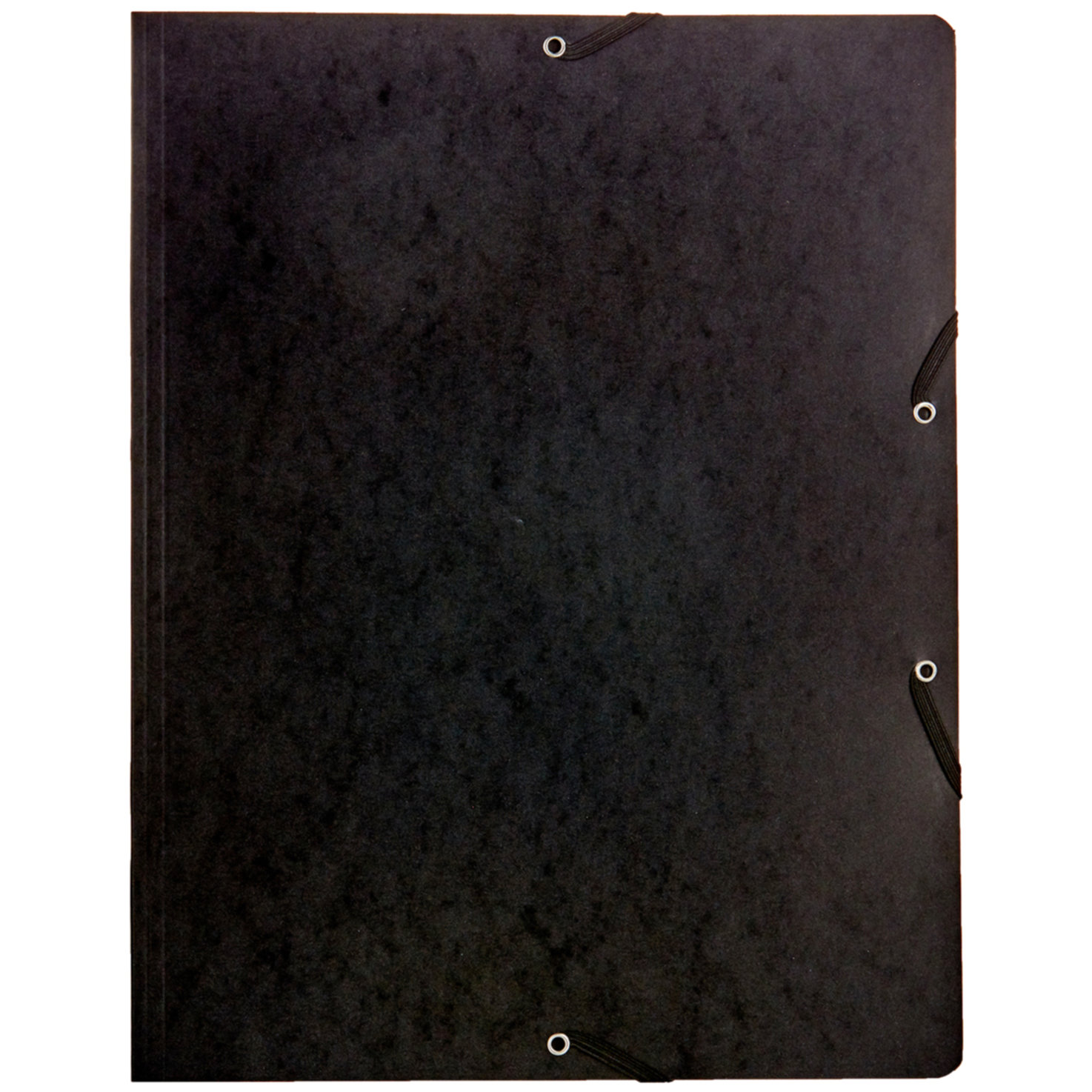 Eckspannmappe A4 Karton schwarz