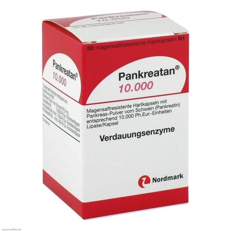 Pankreatan 10.000 magensaftresistente Kapseln, 50 St
