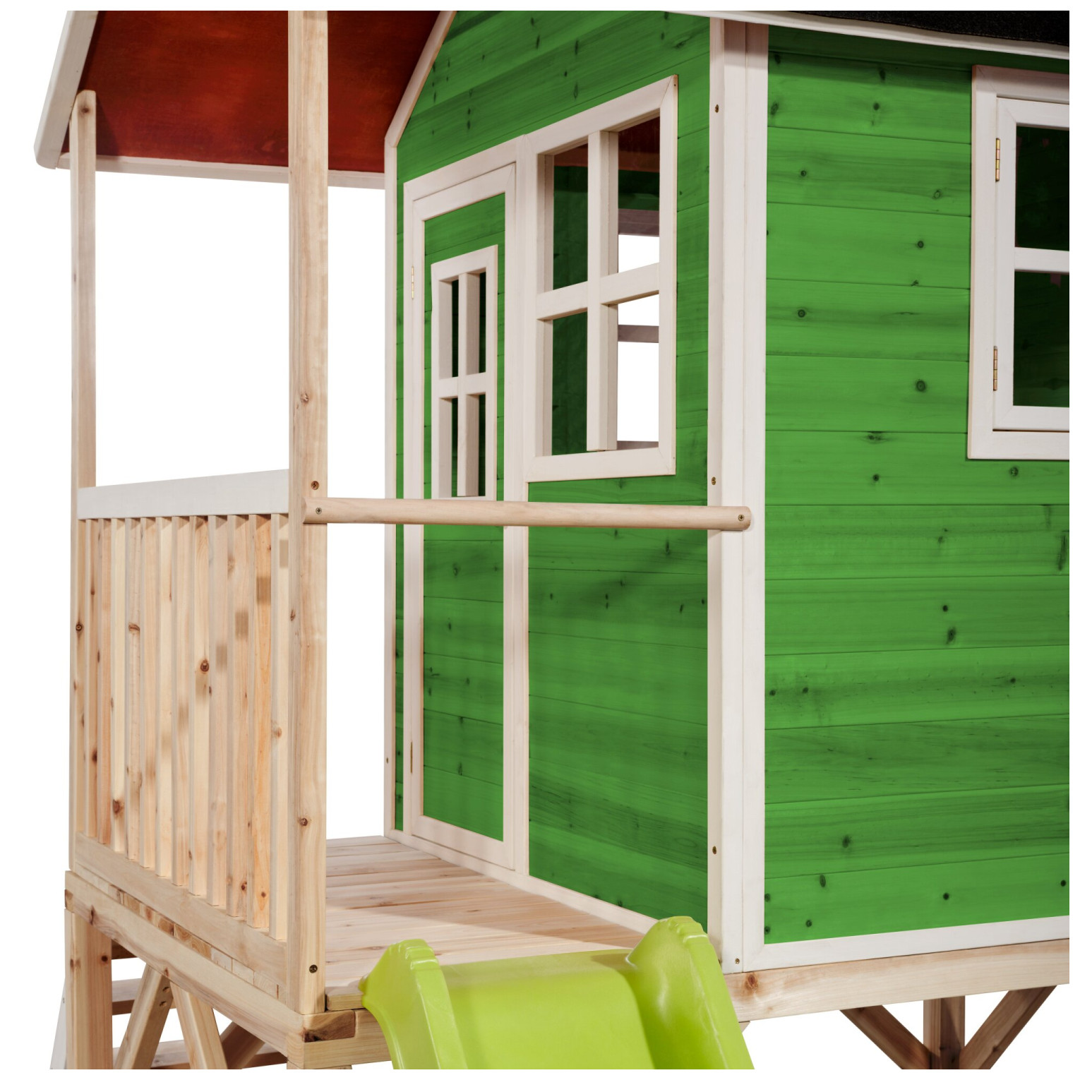 EXIT Loft 500 houten speelhuis - groen