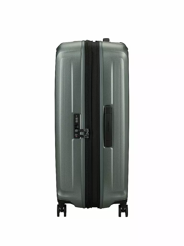 SAMSONITE Trolley Nuon Spinner 69cm erweiterbar Matt Sage Khaki grün