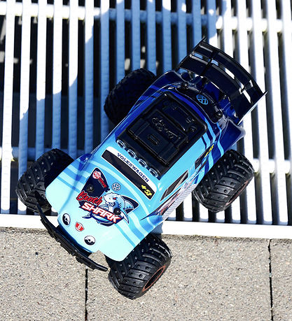 Dickie Toys Fjernstyret Bil m. Lys - RC Volkswagen Beetle Baja B