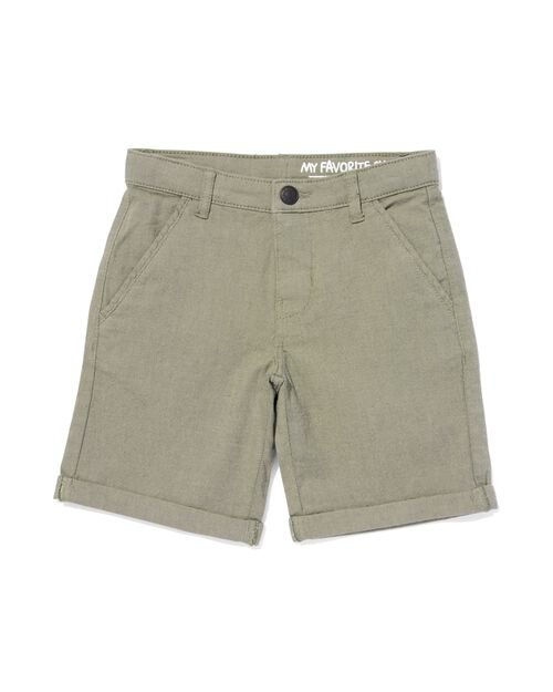 short enfant vert clair