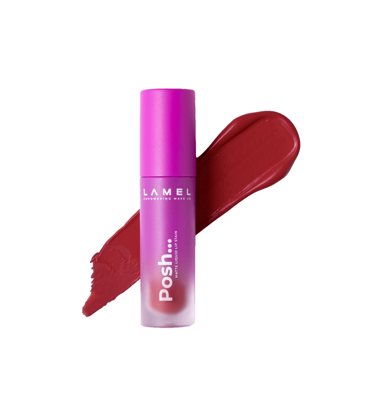 Lamel - Batom Líquido Matte Posh Matte - 407: Wine Red