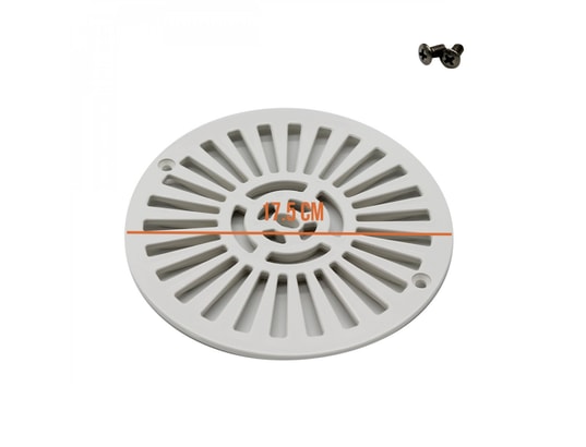 ASTRAL - Grille bonde de fond ronde avec vis pour piscine béton - dia...