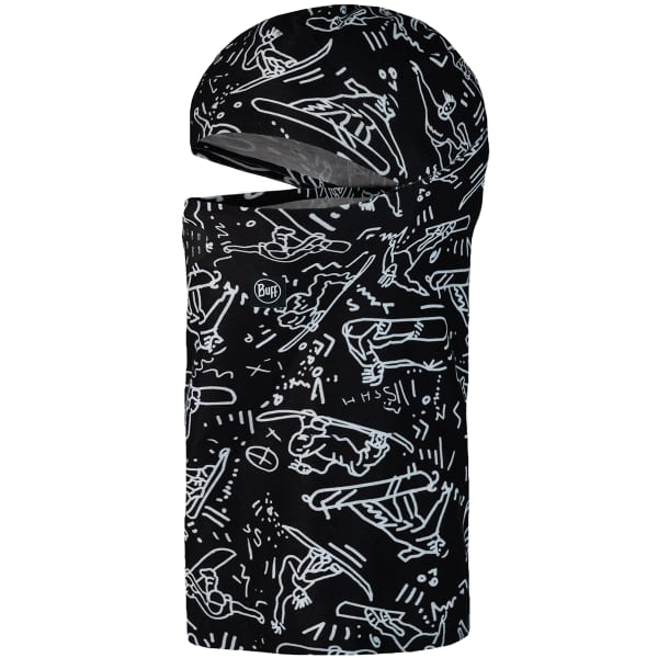 Cagoule ski BUFF THERMONET HINGED BALACLAVA YOUTH TIVAT BLACK