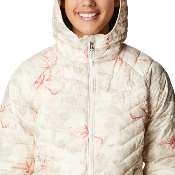 Doudoune randonnée COLUMBIA POWDER LITE HOODED JKT W CHALK AURELIAN
