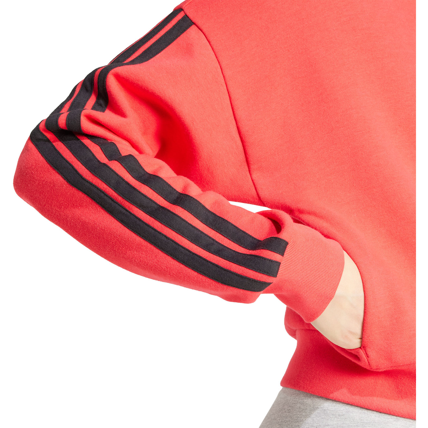 adidas 3 Stripes French Terry Full Zip Hoody