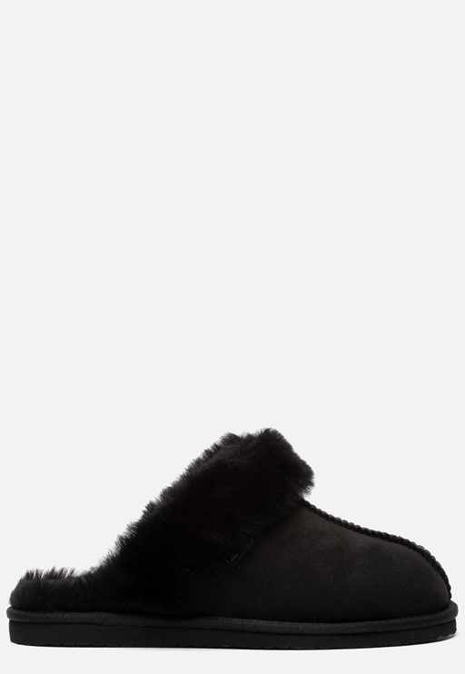 Bullboxer Pantoffels zwart Suede 270314