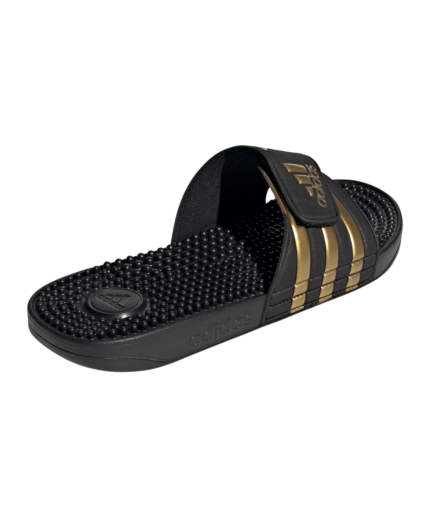 adidas Adissage Badelatsche Schwarz Gold