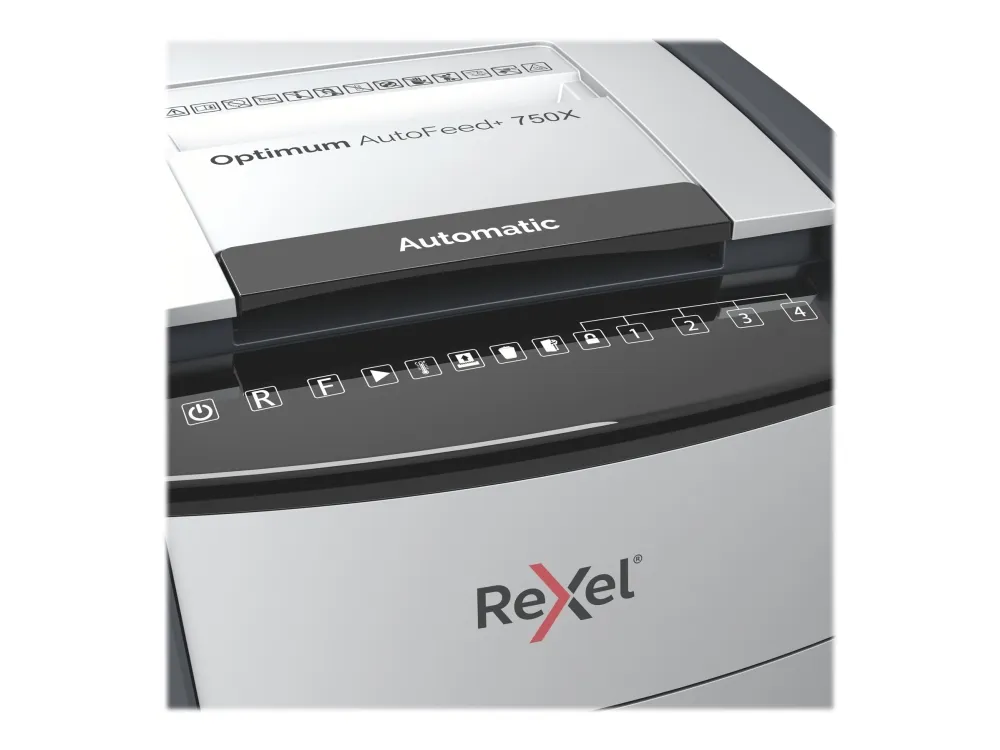Makulator Rexel Optimum AutoFeed  750X krydsmakulering 4x30 mm (P-4)