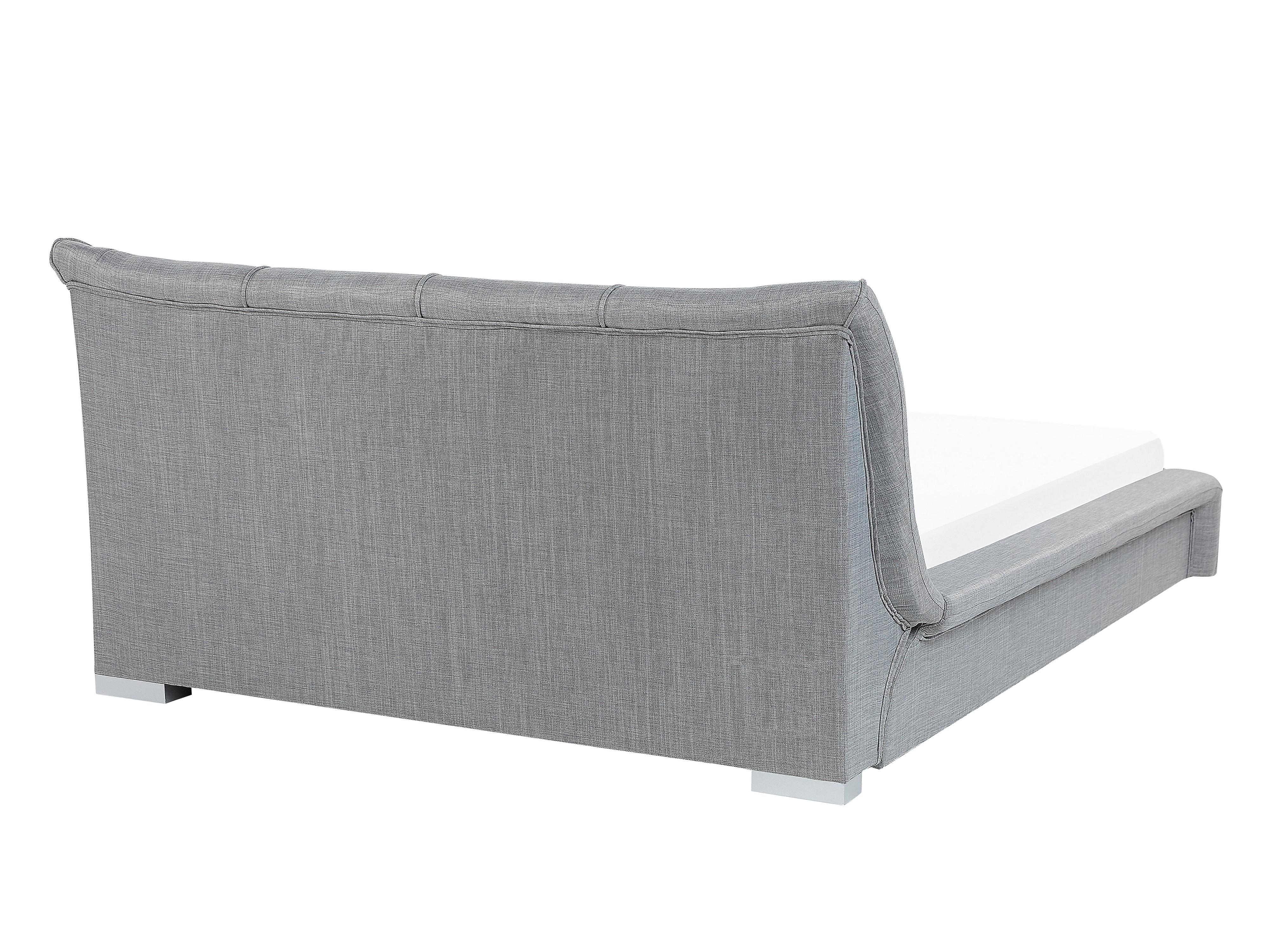 Waterbed Stof NANTES 140 x 200 cm Lichtgrijs