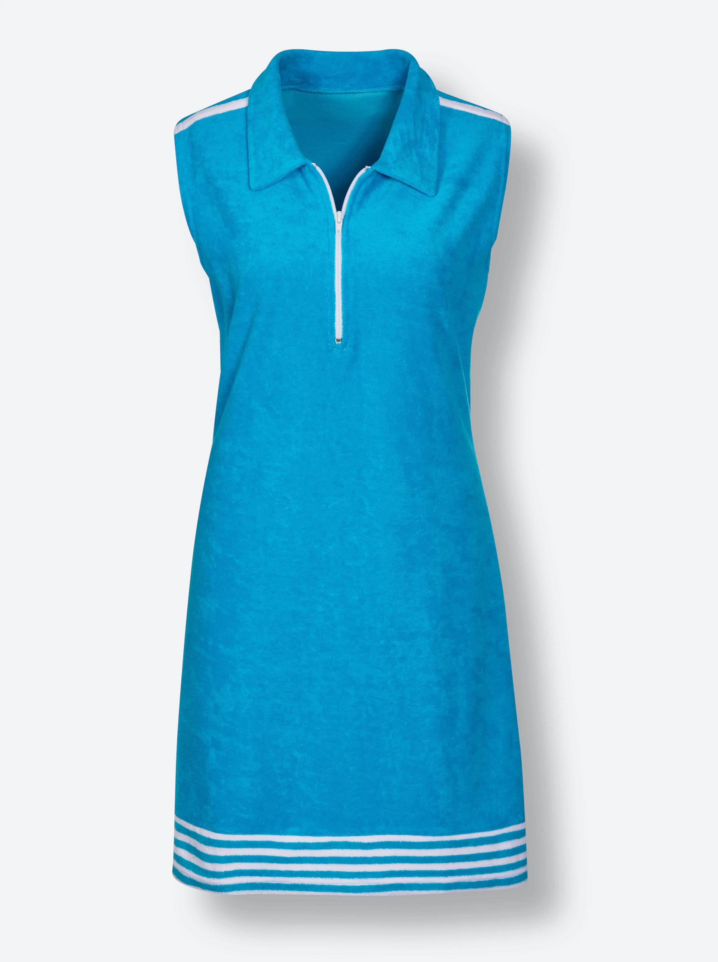 Plantier Sommerkleid in türkis