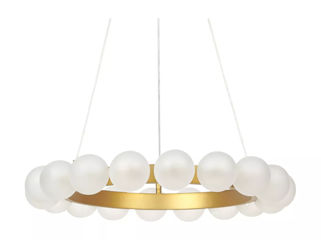 Lampe suspension GEORGES Métal Doré
