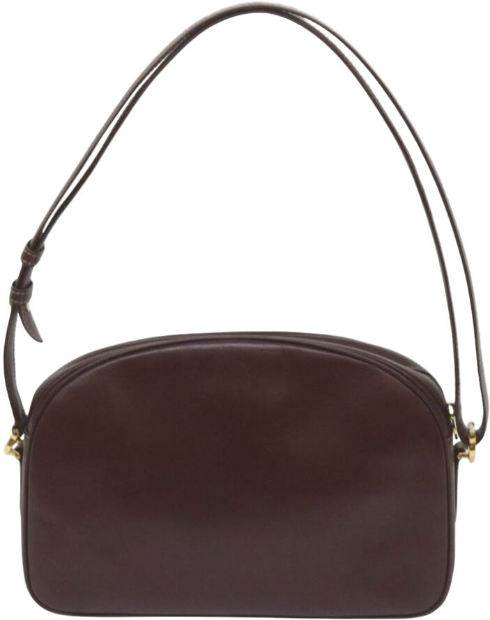 Cartier Vintage Cartier Shoulder Bag Burgundy